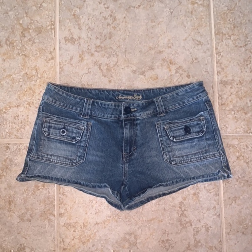 Vintage American Eagle Distressed Denim Shorts​